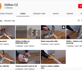Nový youtube kanál Döllken CZ a videomanuály